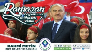 BAŞKAN METİN'DEN RAMAZAN BAYRAMI MESAJI