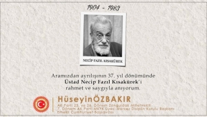 HÜSEYİN ÖZBAKIR'DAN ANMA MESAJI