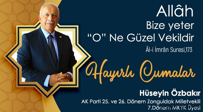 HÜSEYİN ÖZBAKIR'IN CUMA MESAJI