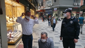 Rize'de Sosyal Mesafe ve Maske Denetimi Yapıldı