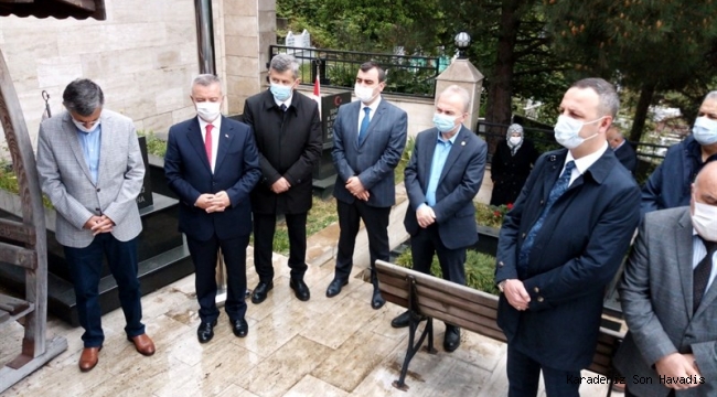 Zonguldak protokolü şehitliği ziyaret etti