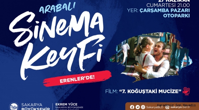 Arabalı sinema etkinliği Erenler’de devam edecek