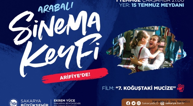 Arabalı sinema etkinliğinde adres Arifiye