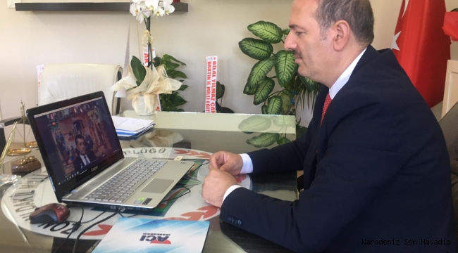 Bakan Selçuk, Zonguldak'ta öğretmenlerle online görüştü
