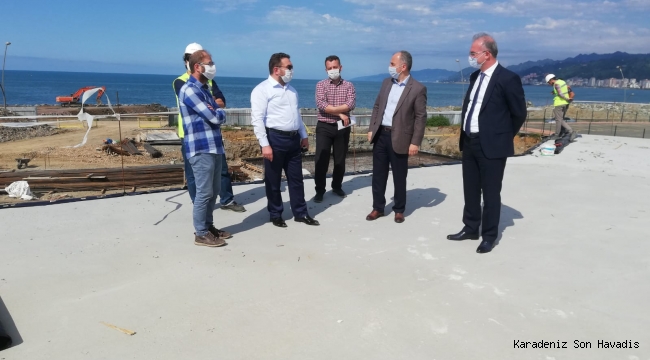 BAŞKAN METİN YAPIMI DEVAM EDEN “ÇAY ÇARŞISI” NDA İNCELEMELERDE BULUNDU…