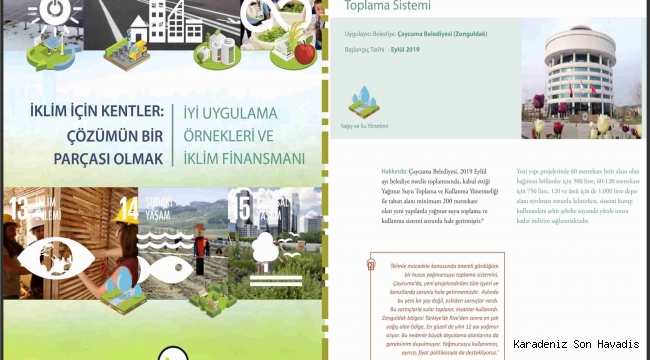 Çaycuma Belediyesi dünyaya örnek gösterildi
