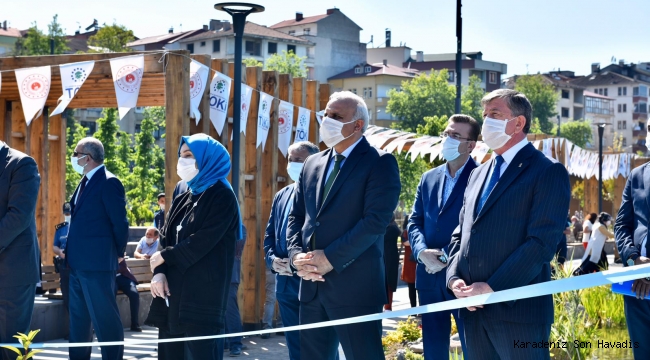 CUMHURBAŞKANI ERDOĞAN AKÇAABAT MİLLET BAHÇESİ’NİN AÇILIŞINI YAPTI