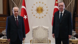 Cumhurbaşkanı Erdoğan, MHP Genel Başkanı Bahçeli'yi kabul etti