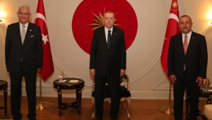 Cumhurbaşkanı Erdoğan, Türkiye'nin BM Daimi Temsilcisi Sinirlioğlu ile görüştü