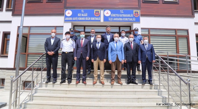 Güneysu İlçe Jandarma Komutanlığı Yeni Hizmet Binasına Taşındı