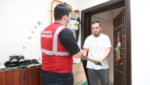Maske ve dezenfektanlar evlere ulaşıyor