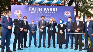 TARİHİ FATİH PARKI BAKAN KURUM TARAFINDAN AÇILDI