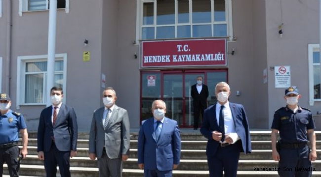 VALİ NAYİR HENDEK’E VEDA ETTİ