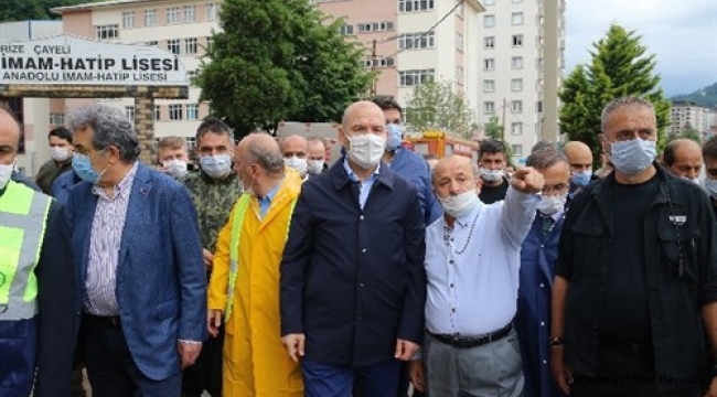 Bakan Soylu Rize'de