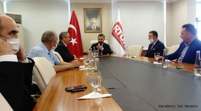 Başkan Burhan ve Basa'dan RTÜK Başkanı Şahin'e Ziyaret