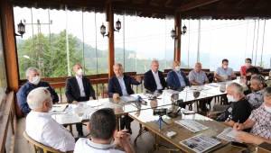 BAŞKAN METİN, BASIN MENSUPLARIYLA BİR ARAYA GELDİ
