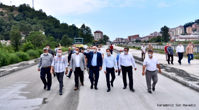 Başkan Zorluoğlu, Yavuz Grup Yolu’nda incelemelerde bulundu