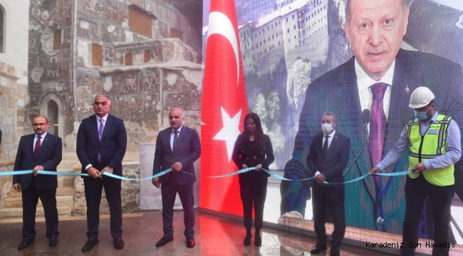 Cumhurbaşkanı Erdoğan,Ayasofya Camii ve Sümela Manastırı’nın açılışını yaptı