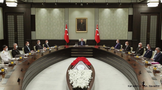 MGK Bildirisi: “Doğu Akdeniz'de uluslararası hukuktan kaynaklanan menfaatlerimizi korumakta kararlıyız”