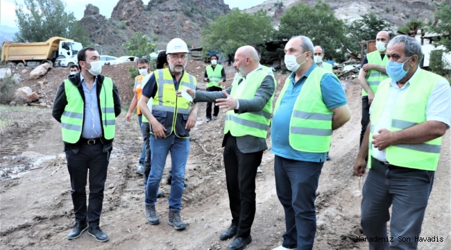 Milletvekili Balta, Yusufeli Viyadük inşaatını inceledi