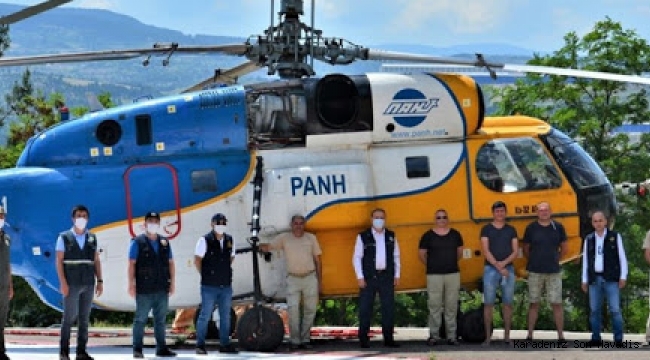 Rus yapımı yangın söndürme helikopteri göreve hazır