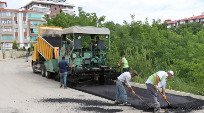 Safranbolu’da Asfalt Çalışmaları Devam Ediyor