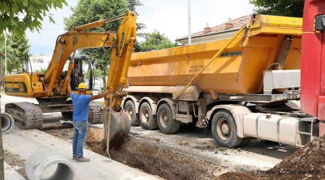 Yenicami Bulvarı’na yağmursuyu altyapısı