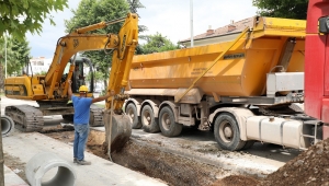 Yenicami Bulvarı’na yağmursuyu altyapısı