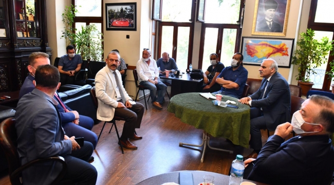 Başkan Zorluoğlu, Gazeteciler Cemiyeti'ni ziyaret etti