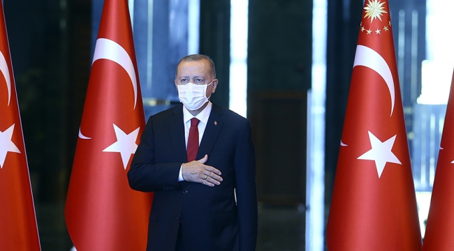 Cumhurbaşkanı Erdoğan, 30 Ağustos Zafer Bayramı tebriklerini kabul etti