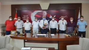 FINDIK ÜRETİCİLERİ BAŞKAN POSBIYIK’I ZİYARET ETTİ