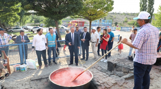 MELİKGAZİ'DE ‘SALÇA GÜNLERİ’ BAŞLIYOR