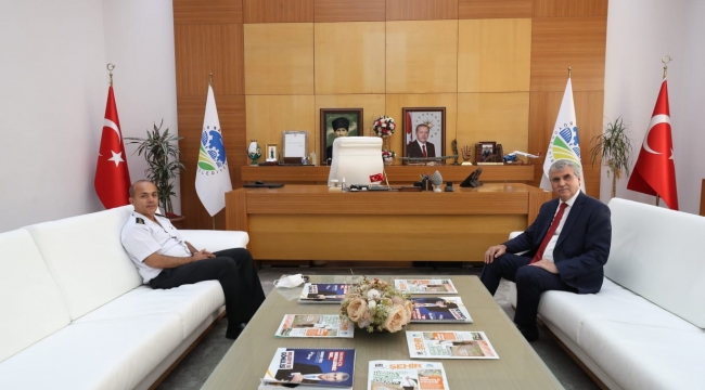 Yüce yeni İl Jandarma Komutanını ağırladı