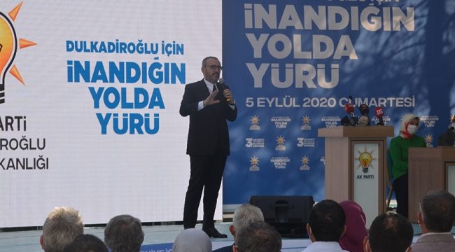 AK Parti Genel Başkan Yardımcısı Mahir Ünal, Dulkadiroğlu ilçesi 7. Olağan Kongresi'nde konuştu.