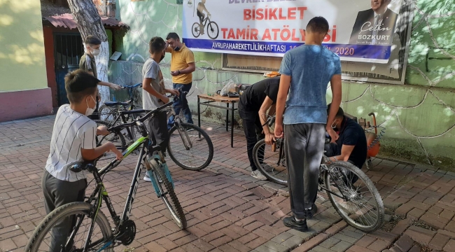 “BİSİKLETİNİ TAMİR ETTİRİYORUZ” KAMPANYASINA YOĞUN İLGİ