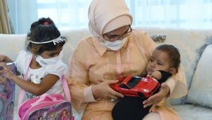 Emine Erdoğan, Mosaytıf ailesi ve Muhammed bebekle bir araya geldi