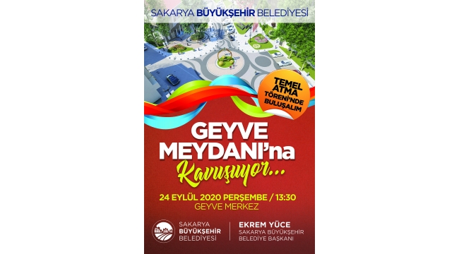 Geyve Meydanı'na kavuşuyor