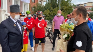 Hareketlilik haftasında pedallar Gaziler Derneği’ne çevrildi