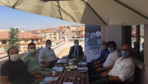 İL SİVİL TOPLUM İLİŞKİLERİ İL MÜDÜRÜNDEN İMEF'E ZİYARET
