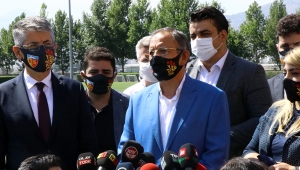 Mehmet Özhaseki, Kayserispor Kulübünü ziyaret etti.