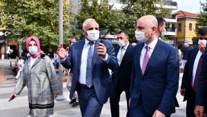 Ulaştırma ve Altyapı Bakan Karaismailoğlu, Büyükşehir'i ziyaret etti