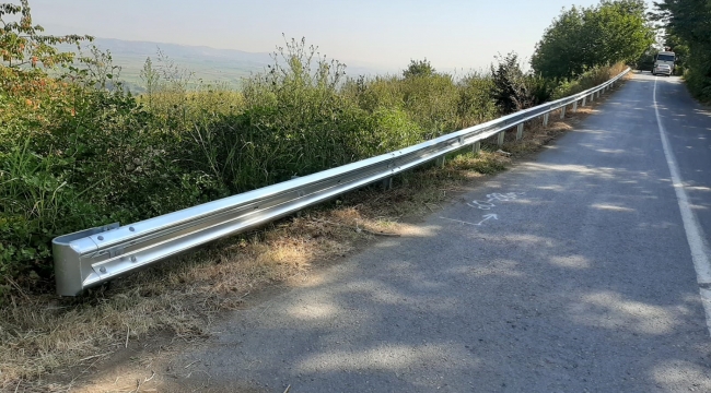 Yol kenarlarına bariyerli önlem