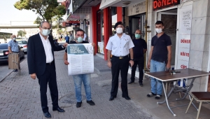 Başkan Gülsoy'dan,Hastane Caddesi’nde Koronavirüs denetimi