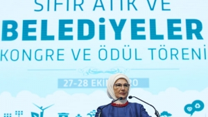 Emine Erdoğan, Sıfır Atık ve Belediyeler Kongre ve Ödül Töreni’ne katıldı