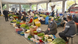 İstasyon pazarı yeni yerinde...