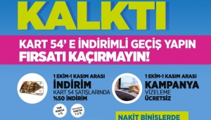 Kart54 kullanımında yeni dönem başlıyor