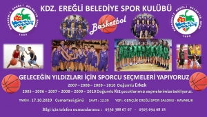 Kdz. Ereğli Belediye Spor Kulübü geleceğin yıldızlarını seçiyor