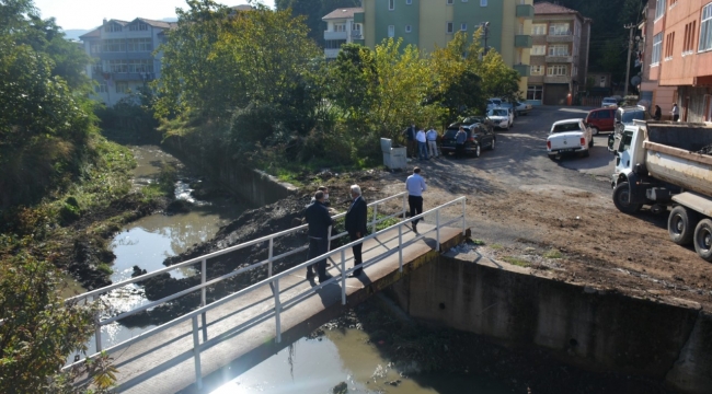 KDZ. EREĞLİ'DEKİ DERELER, TAŞKINLARA KARŞI TEMİZLENİYOR