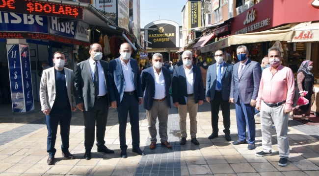 KTO BAŞKANI GÜLSOY'DAN KAZANCILAR ÇARŞISI'NDA DENETİM