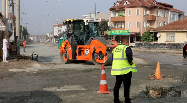 Mehmet Akif Ersoy Caddesi yenileniyor